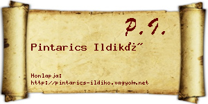 Pintarics Ildikó névjegykártya