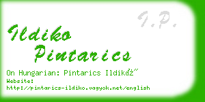 ildiko pintarics business card